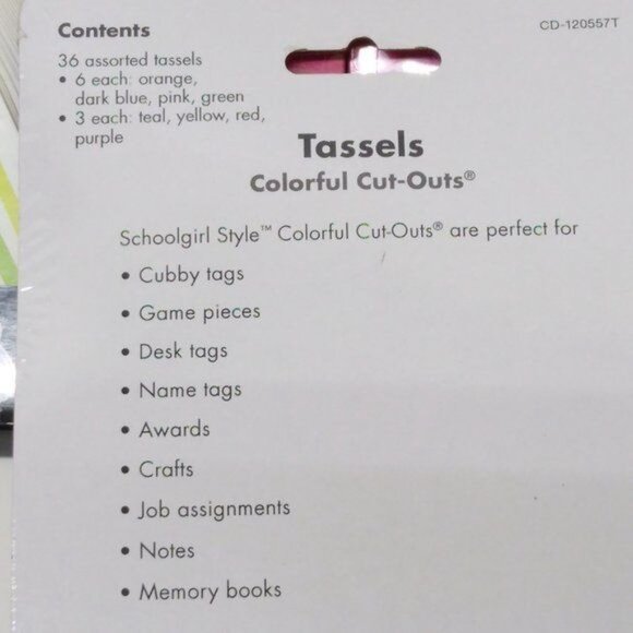 Schoolgirl Style Hello Sunshine Tassels Cut-Out Sets Just Teach Color Cards Sets - Picture 5 of 10